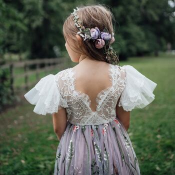 Whispering Poppy Dress French Heather, 7 of 8