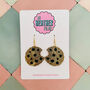 Cookie Glitter Earrings, thumbnail 1 of 4