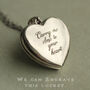 Sterling Silver Poppy Heart Locket Necklace, thumbnail 4 of 8