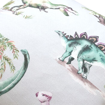 Dinosaurs Printed Children's Cushion, 6 of 6