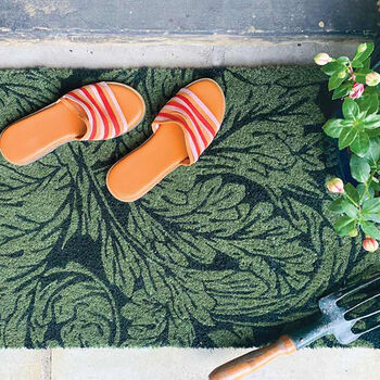 Printed Coir Doormat English Garden One, 2 of 3