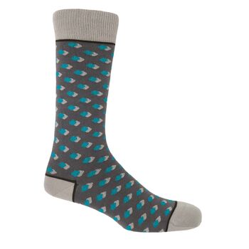 Customised Mono Luxury Men's Socks Three Pair Gift, 6 of 8