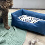 Spotty Photo Upload Personalised Dog Bed, thumbnail 4 of 4