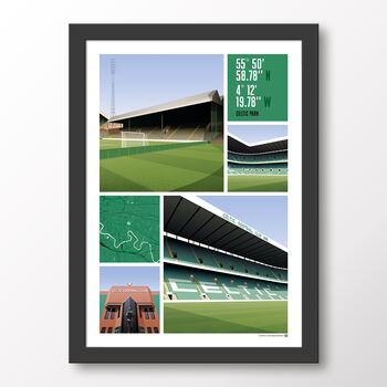 Views Of Celtic Park Poster, 7 of 7