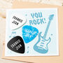 Personalised Band Name Guitar Plectrum / Pick Coloured Set, thumbnail 1 of 10