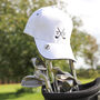Personalised Golf Clubs Cap And Golf Ball Marker, thumbnail 4 of 11
