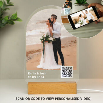 Anniversary Gift Our Special Memories Video Sign, 11 of 11