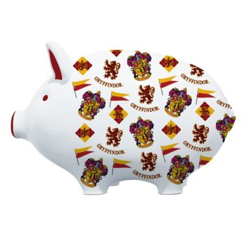 Tilly Pig Harry Potter Gryffindor Piggy Bank, 2 of 6