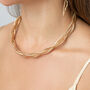 Twisted Rope Design Collar Necklace, thumbnail 1 of 6