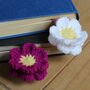 Crocheted Flower Bookmark Letterbox Gift, thumbnail 6 of 7