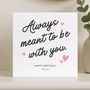 Personalised With You Birthday Card For Wife Or Girlfriend, thumbnail 7 of 8