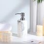 10.08 Oz Marble Lotion Soap Dispenser Bottle Container, thumbnail 4 of 7