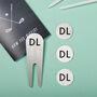 Personalised Stainless Steel Golf Divot Marker Set, thumbnail 1 of 5