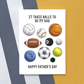 Funny Sport Father's Day Card, 2 of 3