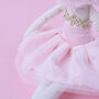 Personalised Pink Reindeer Toy, thumbnail 4 of 5