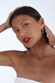 Horse Shoe Petal Pendant, 8 of 12