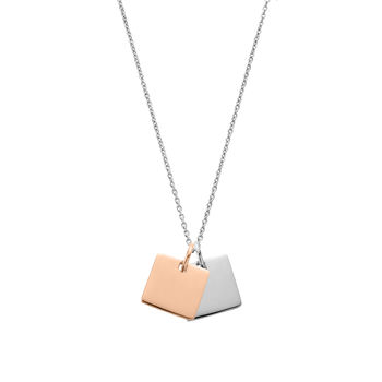 Minimalist Personalised Initial Tag Necklace, 5 of 8
