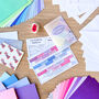 Over The Rainbow Card Making Kit | Iris Folding, thumbnail 5 of 6