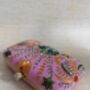 Pink Embroidered Clutch Bag, thumbnail 7 of 11