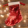 Personalised Sequin Christmas Stocking, thumbnail 3 of 4