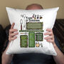 40 Years Of Gardening 40th Birthday Gift Cushion, thumbnail 2 of 6