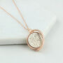 60th Birthday 1964 Lucky Sixpence Spinner Necklace, thumbnail 4 of 6