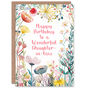 Wildflower Meadow Plants Daughter In Law Birthday Card, thumbnail 1 of 4