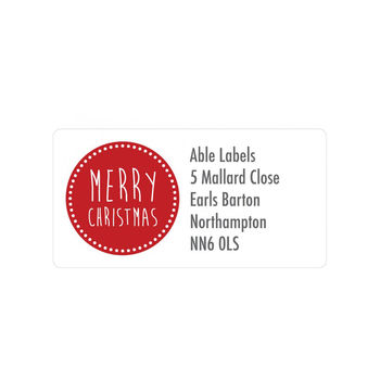 Christmas Address Labels, 11 of 12