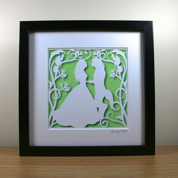 Square Beauty And The Beast Print, 4 of 6