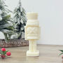 White Christmas Nutcracker Candle Nutcracker Decoration, thumbnail 8 of 8