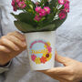 Personalised 'Crochet Flowers' Teacher Plant Pot, thumbnail 2 of 6