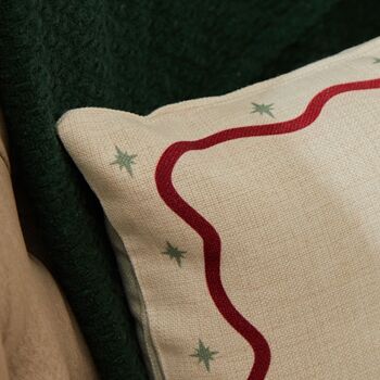Personalised Linen Joy Cushion, 3 of 3