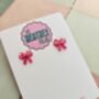 Bow Statement Stud Glitter Earrings / Gift For Her / Oversized Sparkly Jewellery Statement Bow Gift, thumbnail 6 of 12