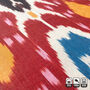 Traditional Multicoloured Ikat Cotton Cushion Cover, thumbnail 6 of 7