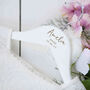 Personalised Wooden Bridal Wedding Day Hanger, thumbnail 1 of 4