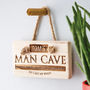 Personalised 'Man Cave' Wooden Sign, thumbnail 1 of 4