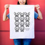 French Bulldog Tea Towel, thumbnail 1 of 3