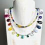 Neon Fantasy Ethiopian Opal Necklace, thumbnail 8 of 12