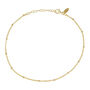 Bead Chain Anklet In 18ct Gold Vermeil Plate, thumbnail 3 of 4
