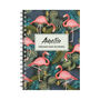 Personalised Flamingo Combined Diary And Notebook, thumbnail 10 of 11