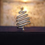 Christmas Tree Minimalist Festive Brooch, thumbnail 1 of 3