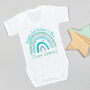 Personalised First Father's Day Rainbow Bodysuit, thumbnail 3 of 9
