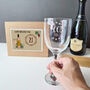 Personalised 21st Birthday Engraved Wine Glass Gift, thumbnail 2 of 9