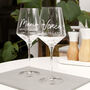 Personalised Elegance Wine Glass, thumbnail 9 of 11