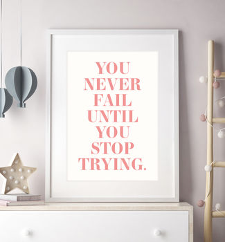 Personalised 'Your Quote' Print, 5 of 7