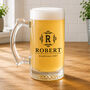 Personalised Monogram Beer Tankard, thumbnail 1 of 2