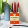 Personalised Penguin Style Lego® Brick Desk Pencil Pot, thumbnail 5 of 6