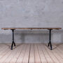 Forth Solid Wood Industrial Dining Table, thumbnail 2 of 5