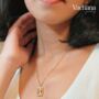 Stainless Steel Rome Women Pendant Necklace, thumbnail 1 of 4