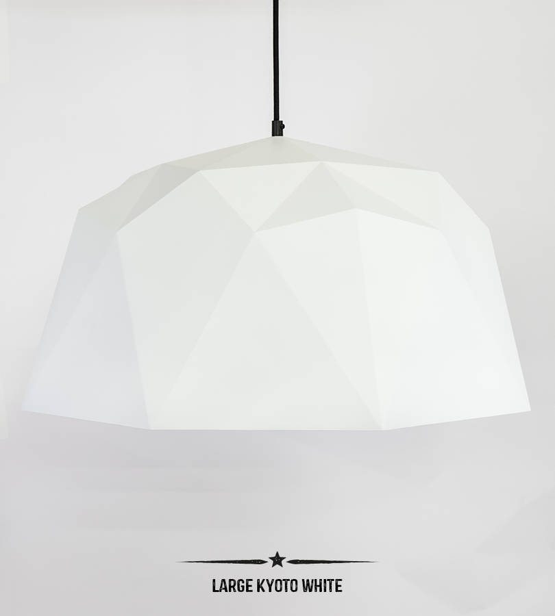 Geometric Pendant Light By Dowsing & Reynolds | notonthehighstreet.com